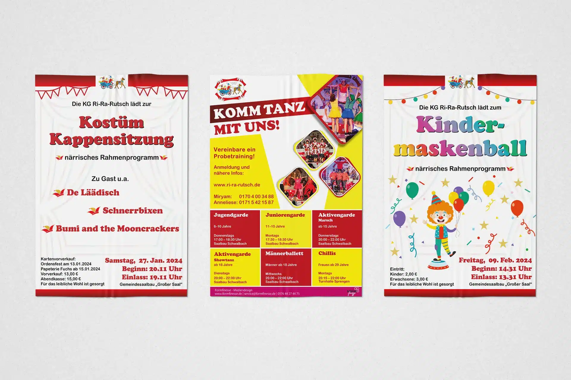 Grafikdesign 14 Plakatgestaltung für KG Ri-Ra-Rutsch